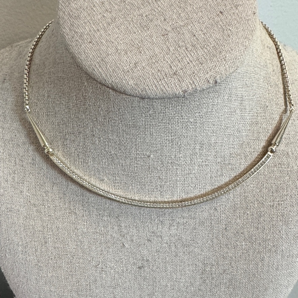 Kendra Scott Gold CZ Choker Necklace